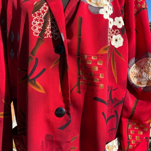 Asian Themed Long Jacket - Picture 5 of 12